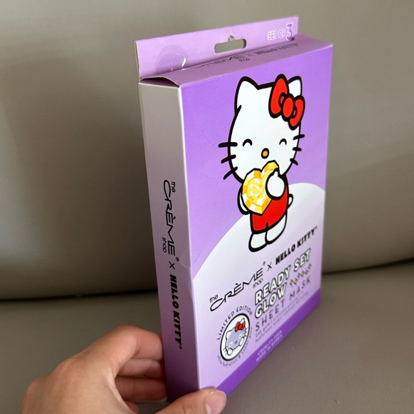 The Creme Shop x Hello Kitty Ready Set Glow Sheet Mask Set of 3 - Picture 5 of 7